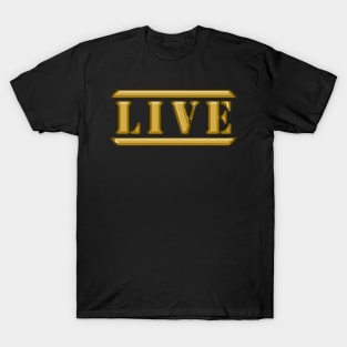 Live Yellow T-Shirt